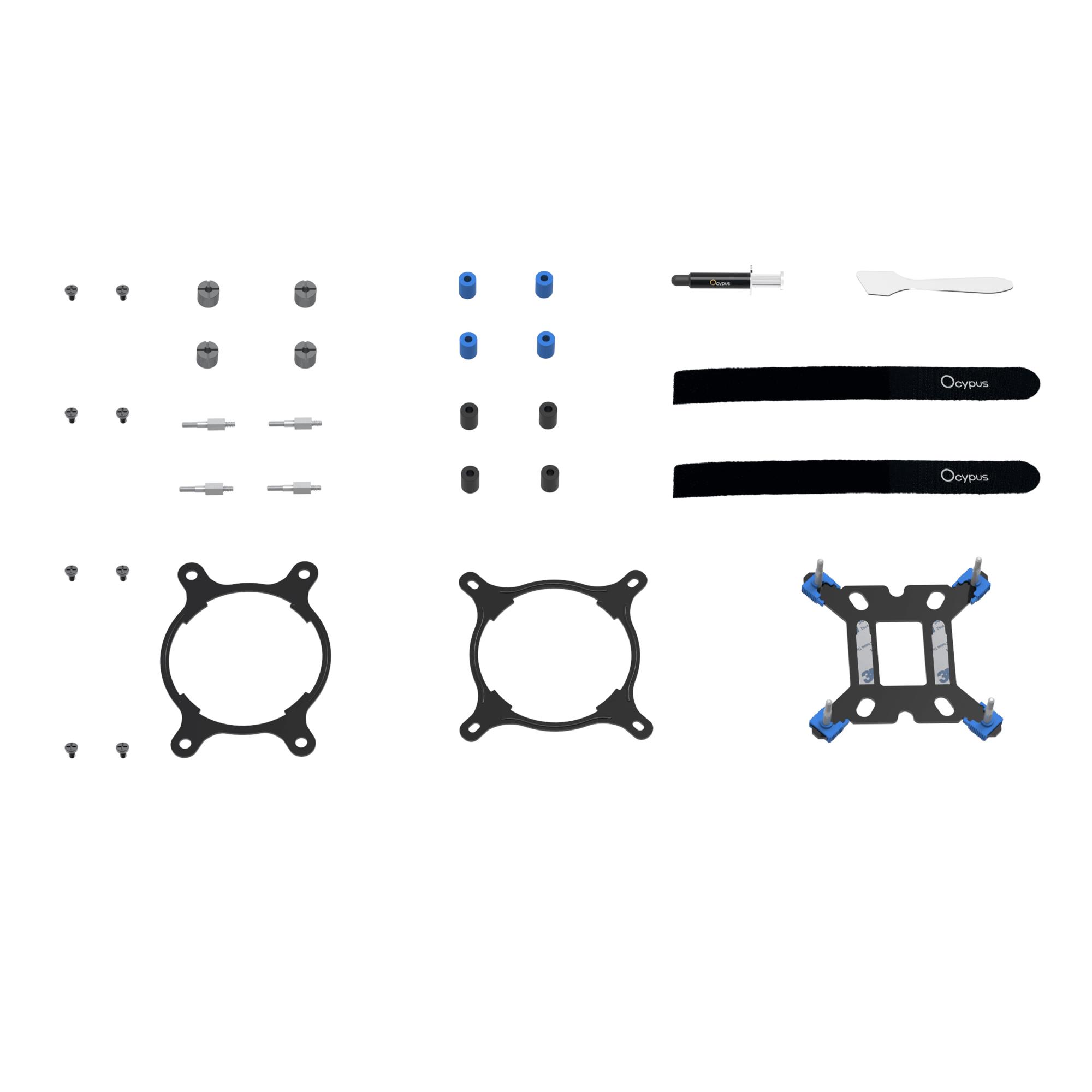 Система рідинного охолодження для компютерного процесора DELTA L24 BK ARGB V2 (DELTA-L24-BK2AAWNN02X-GL) OCYPUS на малюнкі №7