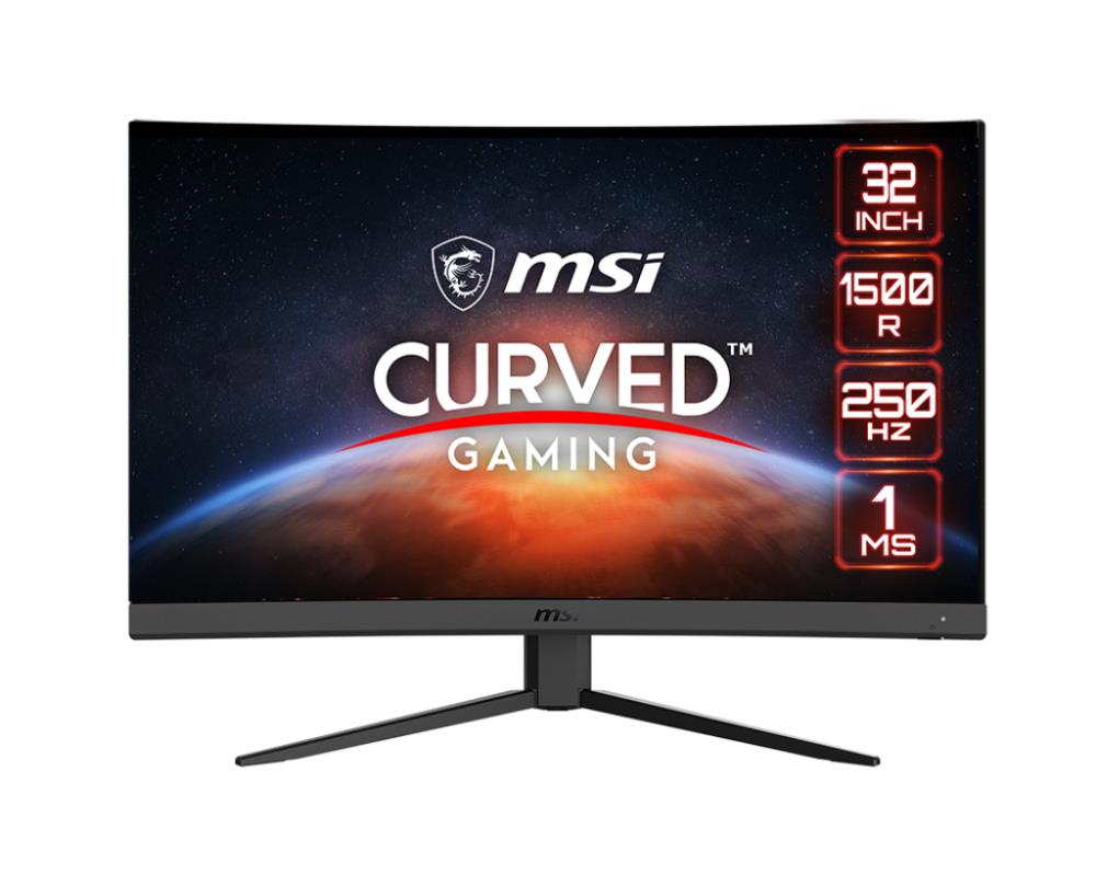 LCD Monitor|MSI|G32C4X|31.5"|Gaming/Curved|Panel VA|1920x1080|16:9|250Hz|Matte|1 ms|Tilt|Colour Black|G32C4X