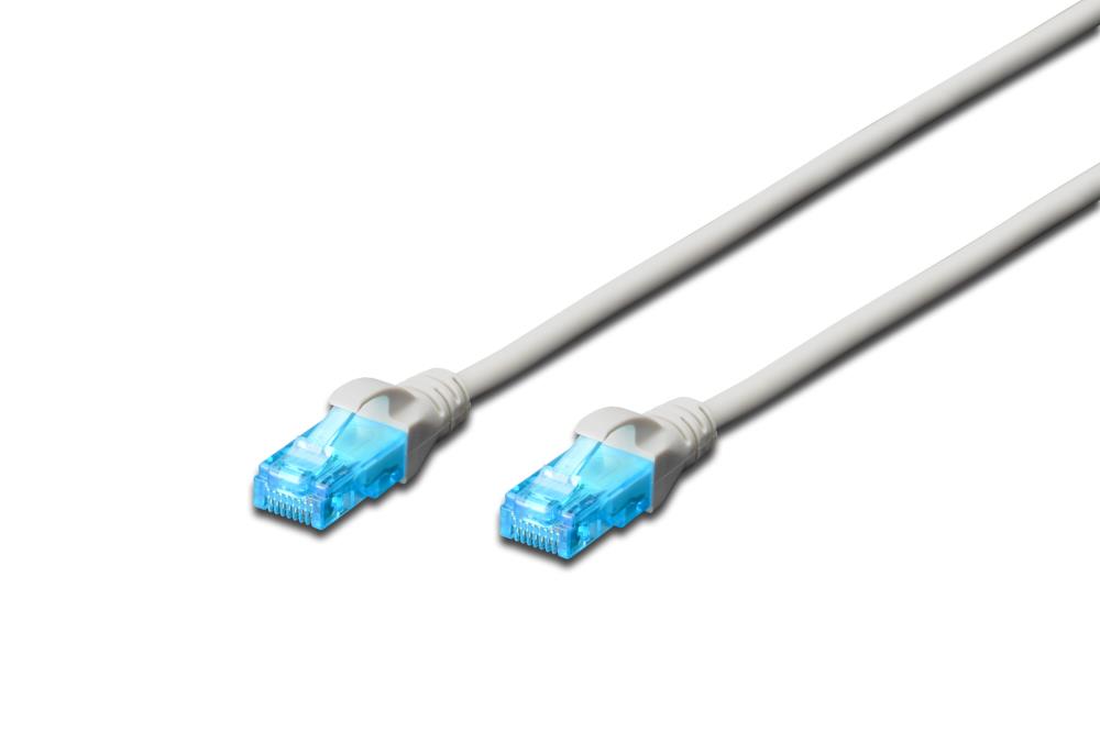 Патч-корд CAT 5e U-UTP, PVC AWG 26/7, довжина 5 м, колір сірий DK-1512-050 DIGITUS by ASSMANN на малюнкі №6