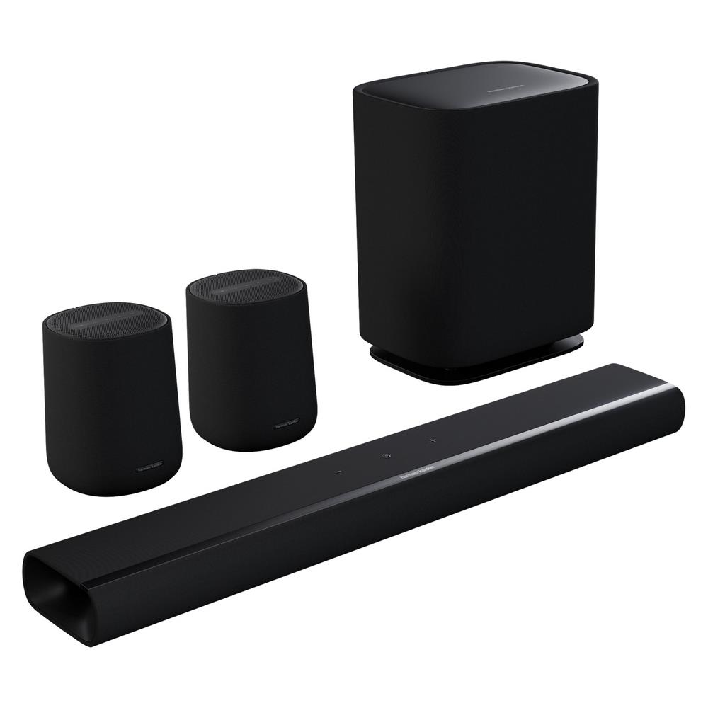 Комплект акустичні системи harman/kardon HKENCH900W2SPKSUB (HKENCH900BLKEP з БТ та WiFi +HKENCHSUB2BLKEP +HKENCHSPKBLKEP - 2шт.) на малюнкі №1