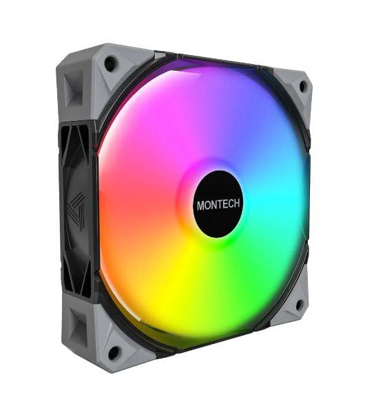 Набір із трьох вентиляторів для корпусу 120MM E28 ARGB 3 PACK (B) MONTECH на малюнкі №3
