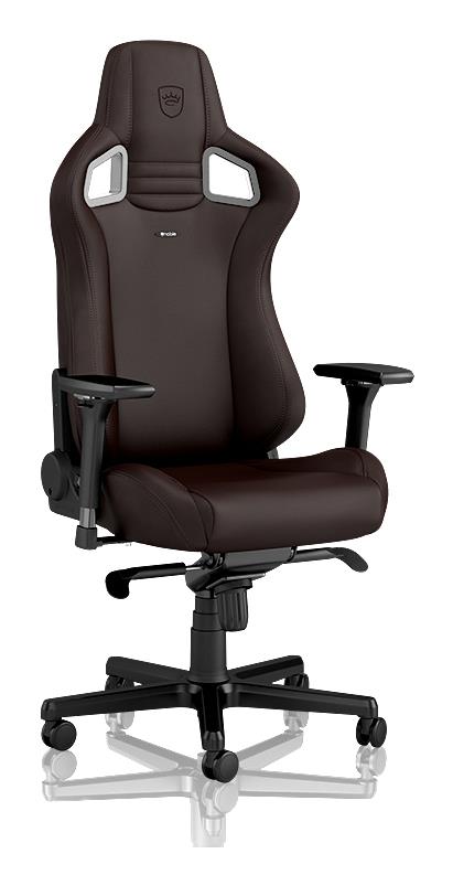 Ігрове крісло Noblechairs EPIC високотехнологічна штучна шкіра, коричневий на малюнкі №1