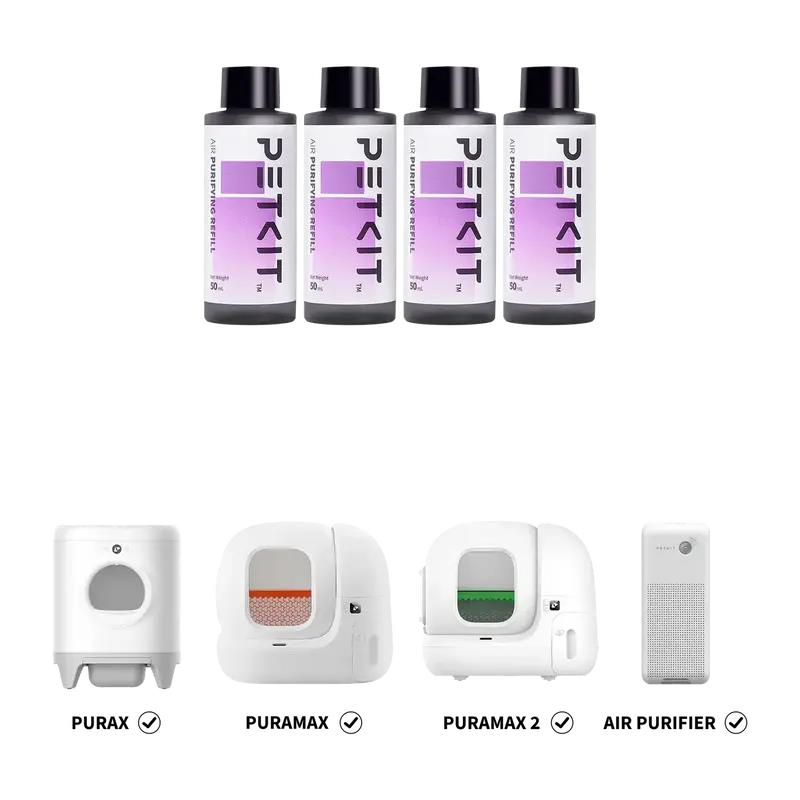 Набір концентрованої рідини PETKIT AIR Puifying Refill 4*50ml P9214 дивитися зображення № 3