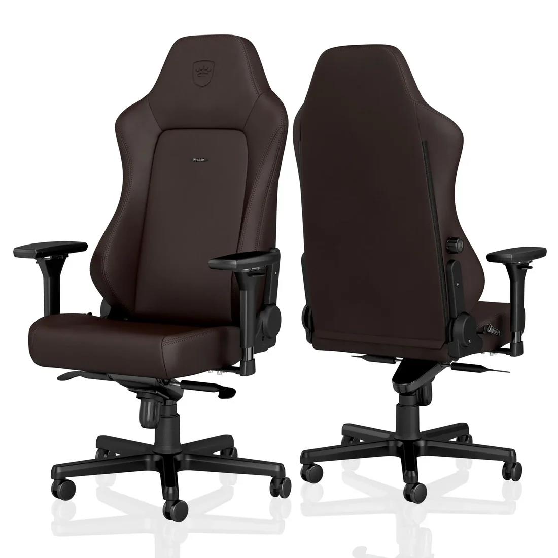 Ігрове крісло Noblechairs HERO високотехнологічна штучна шкіра, коричневий на малюнкі №3