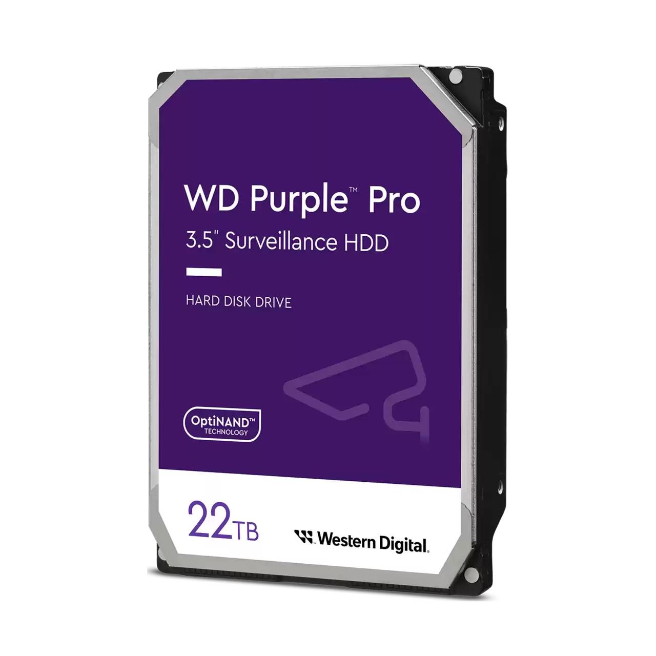 HDD|WESTERN DIGITAL|Purple Pro|22TB|512 MB|7200 rpm|3,5″|WD221PURP