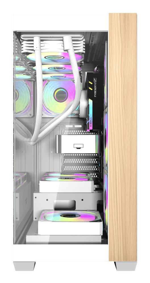 Корпус для компютера DARK FLASH ATX без блока живлення DS900W білий на малюнкі №5