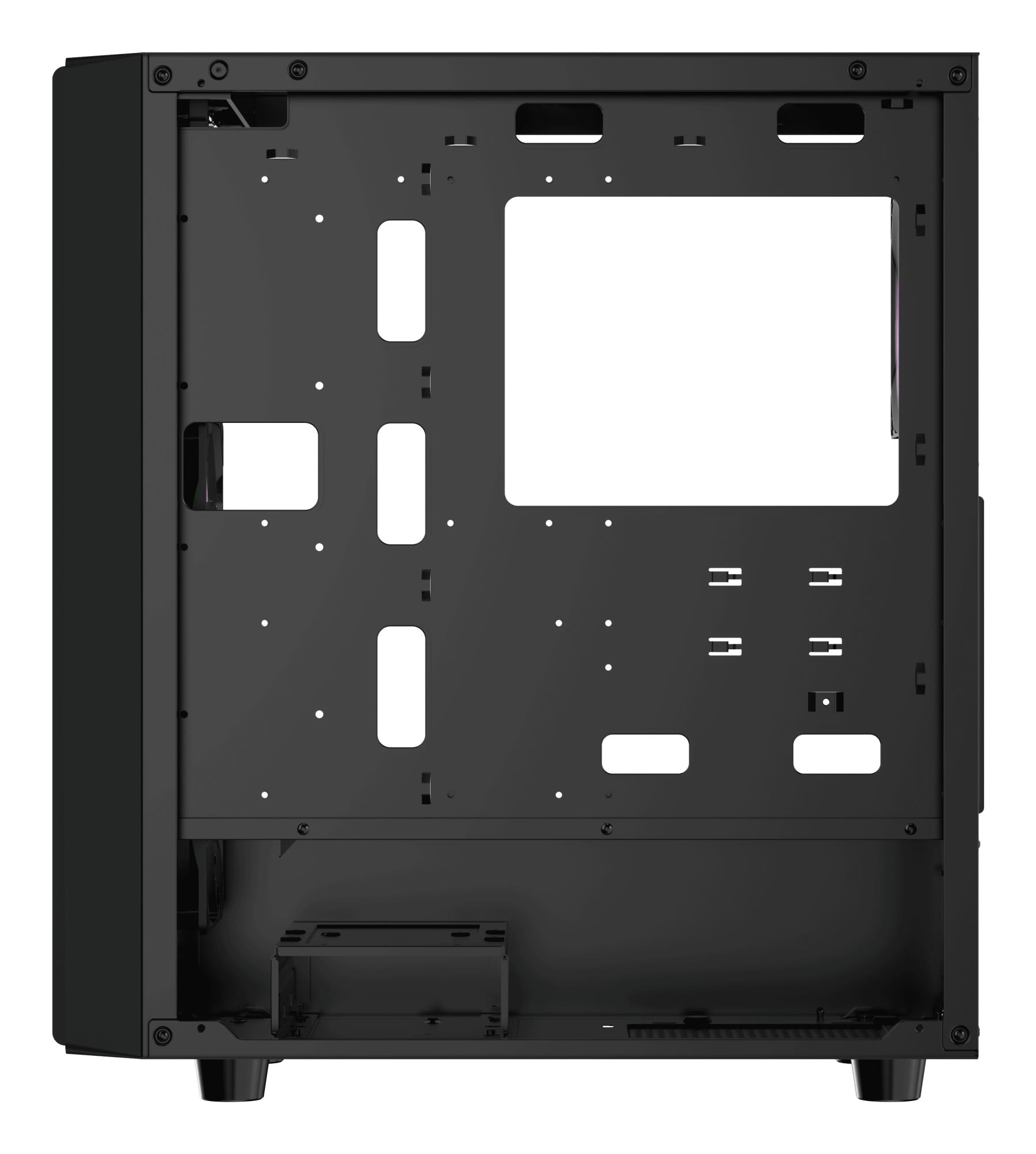 Корпус для компютера ATX W/O PSU GAMMA C70 BK ARGB (GAMMA-C70-BKG400XX-GL) OCYPUS на малюнкі №7