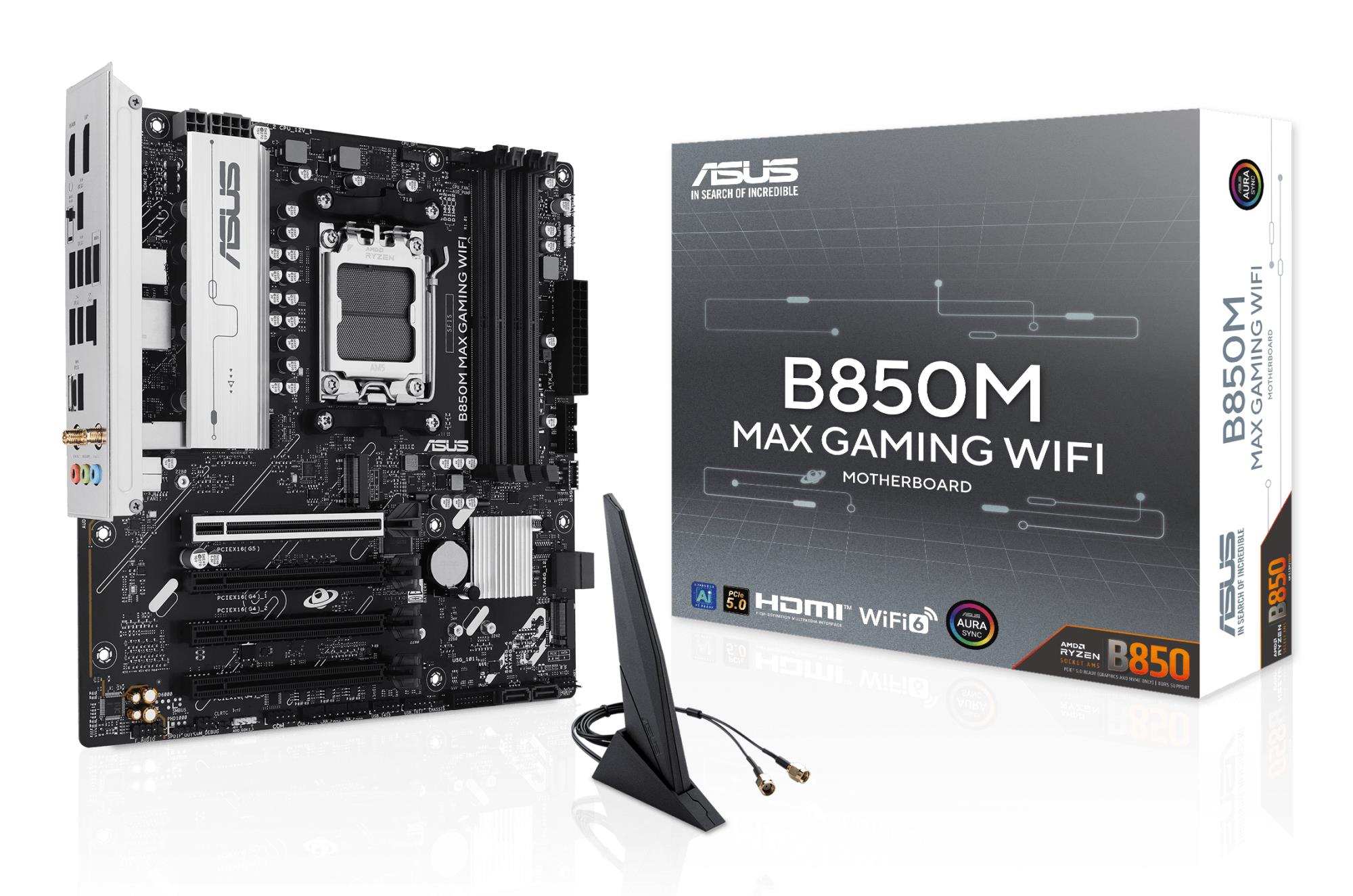 ASUS B850M MAX GAMING WIFI