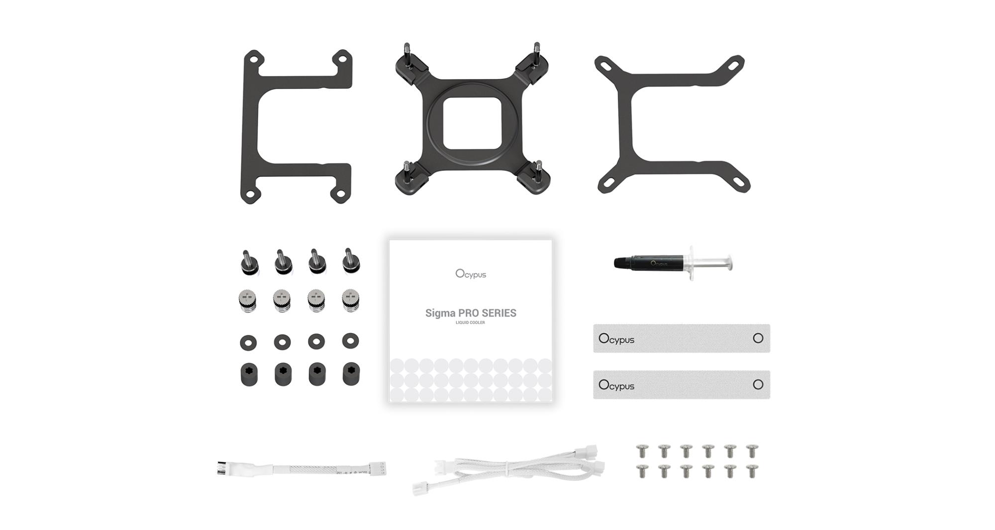 Система рідинного охолодження для компютерного процесора SIGMA L36 PRO WH (SIGMA-L36-WH3ANWL00P-GL) OCYPUS на малюнкі №8
