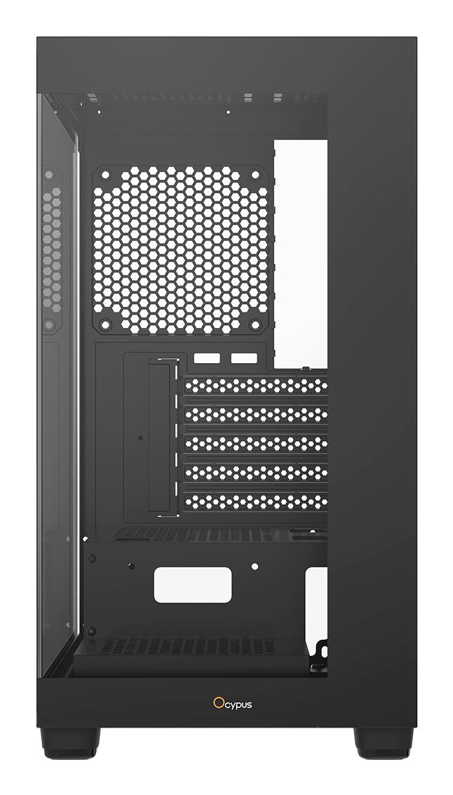 Корпус для компютера MATX W/O PSU GAMMA C52 BK (GAMMA-C52-BKD000XX-GL) OCYPUS на малюнкі №3