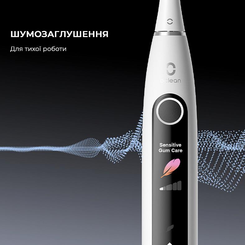 Електрична зубна щітка Oclean X Pro 20 Set Electric Toothbrush White 6970810556971 (Білий) дивитися зображення № 13