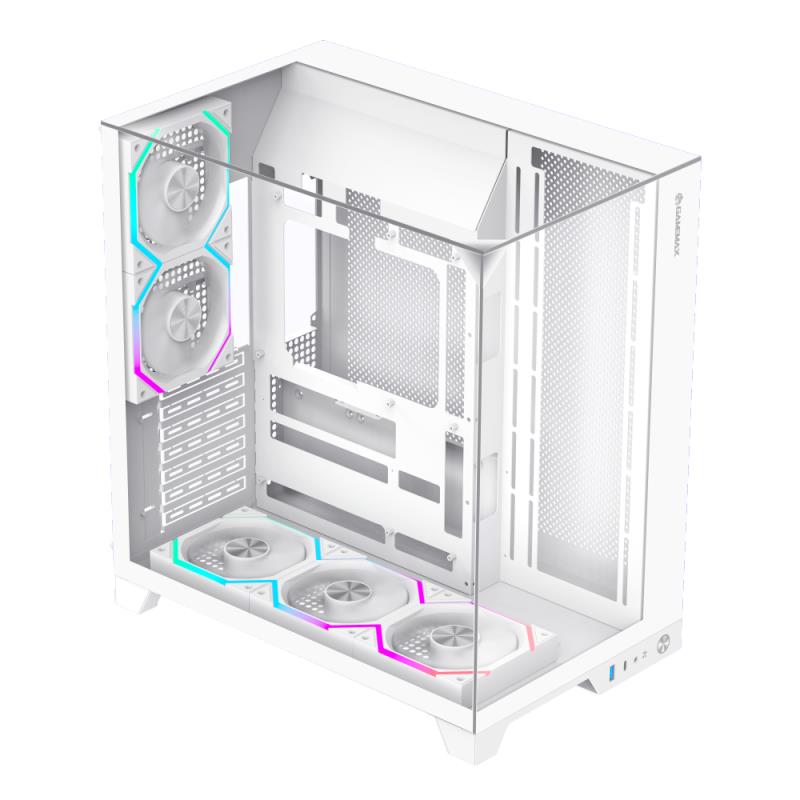 Корпус для компютера ATX W/O PSU INFINITY PRO WH GAMEMAX на малюнкі №6