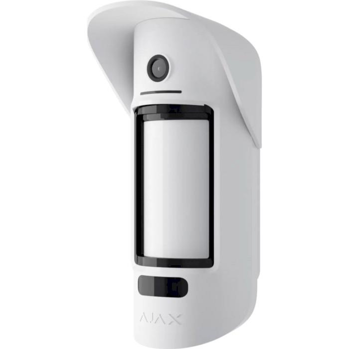Ajax MotionCam Outdoor (8EU) white датчик руху з камерою (000023586) на малюнкі №1
