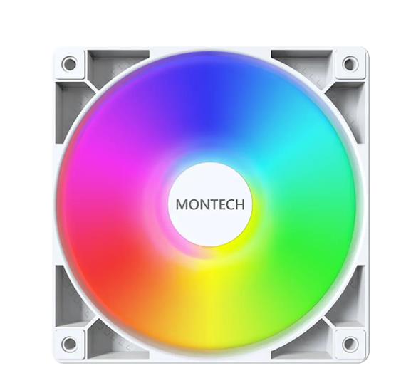 Набір із трьох вентиляторів для корпусу 120MM GF120 V2 ARGB PWM 3I1(W) MONTECH на малюнкі №3