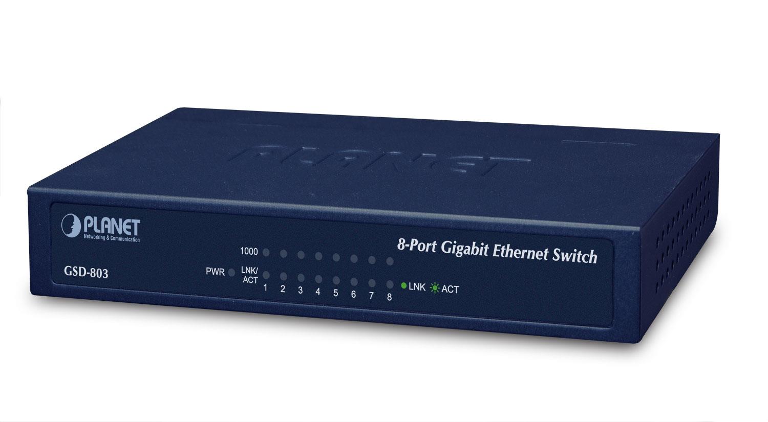 Net Switch 8PORT 1000M/GSD-803 Planet