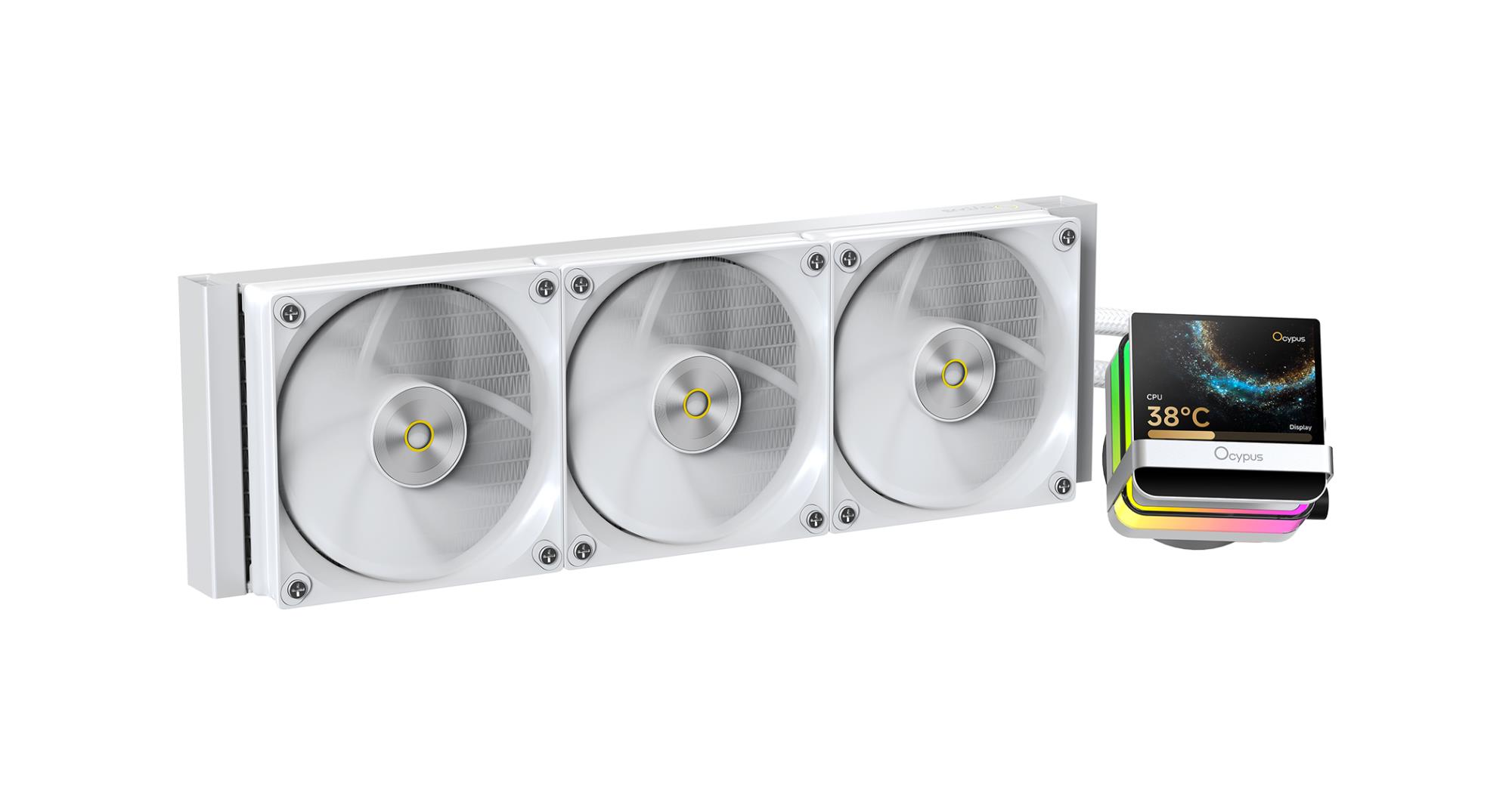 Система рідинного охолодження для компютерного процесора SIGMA L36 PRO WH (SIGMA-L36-WH3ANWL00P-GL) OCYPUS на малюнкі №1