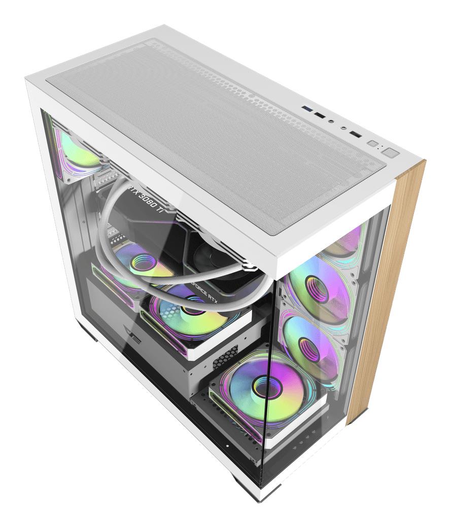 Корпус для компютера DARK FLASH ATX без блока живлення DS900W білий на малюнкі №8