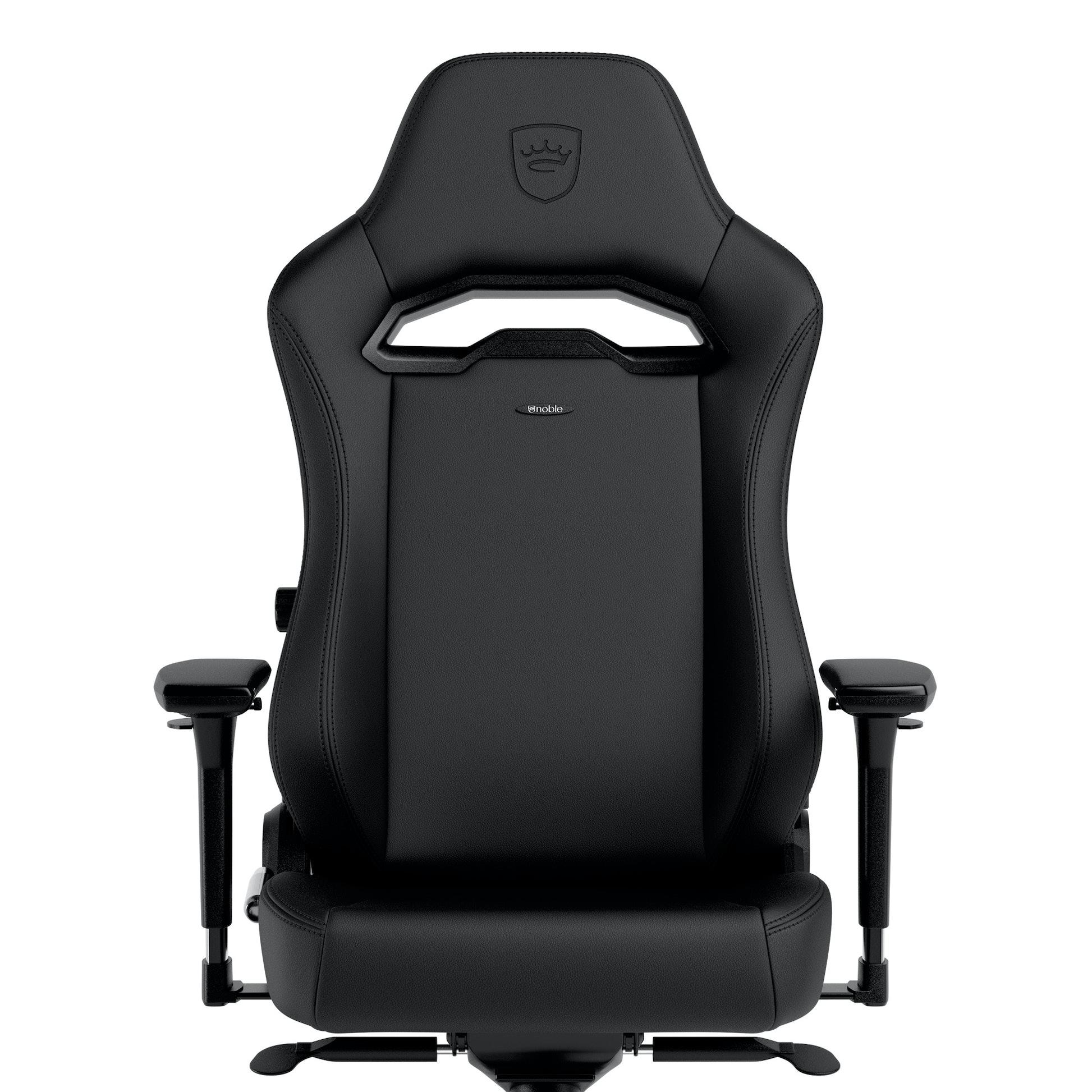 Ігрове крісло Noblechairs HERO ST високотехнологічна штучна шкіра, чорний на малюнкі №3