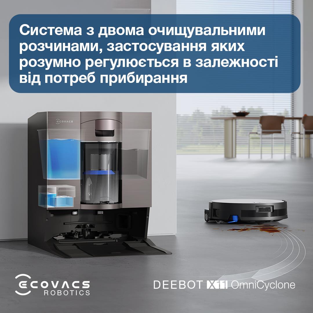 Робот-пилосос DEEBOT X11 OMNICYCLONE ECOVACS на малюнкі №27