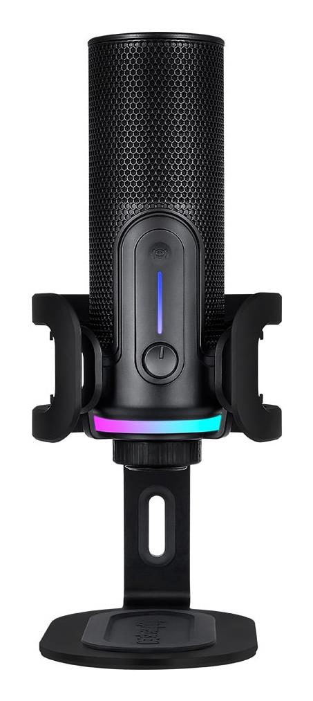 Мікрофон Streamplify MIC PRO-192-RGB-ST, чорний на малюнкі №1
