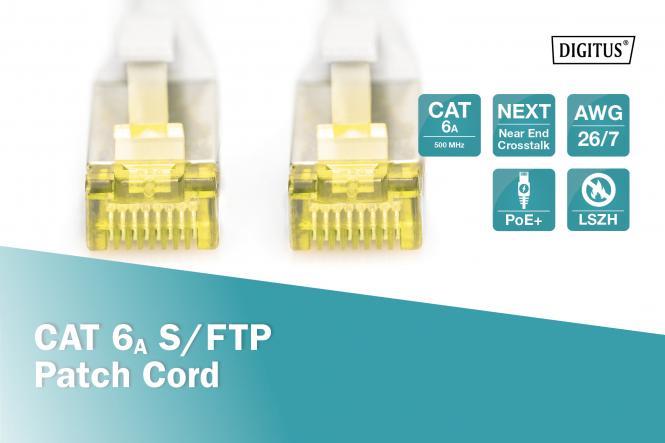 Патч-корд CAT 6A S-FTP , мідь, LSZH AWG 26/7,  7 m, сірий DK-1644-A-070  Digitus by  Assmann на малюнкі №3
