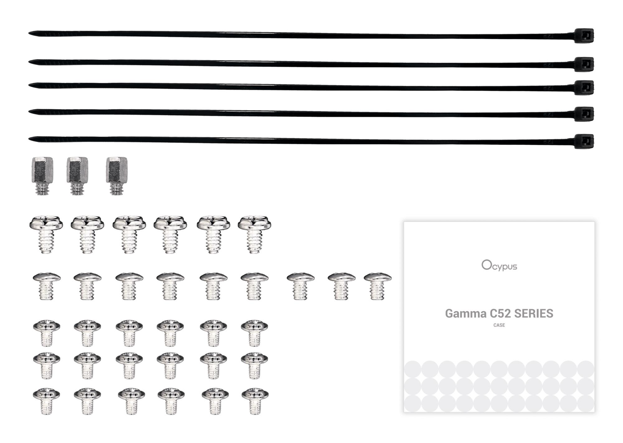 Корпус для компютера MATX W/O PSU GAMMA C52 WH ARGB (GAMMA-C52-WHD300XX-GL) OCYPUS на малюнкі №11