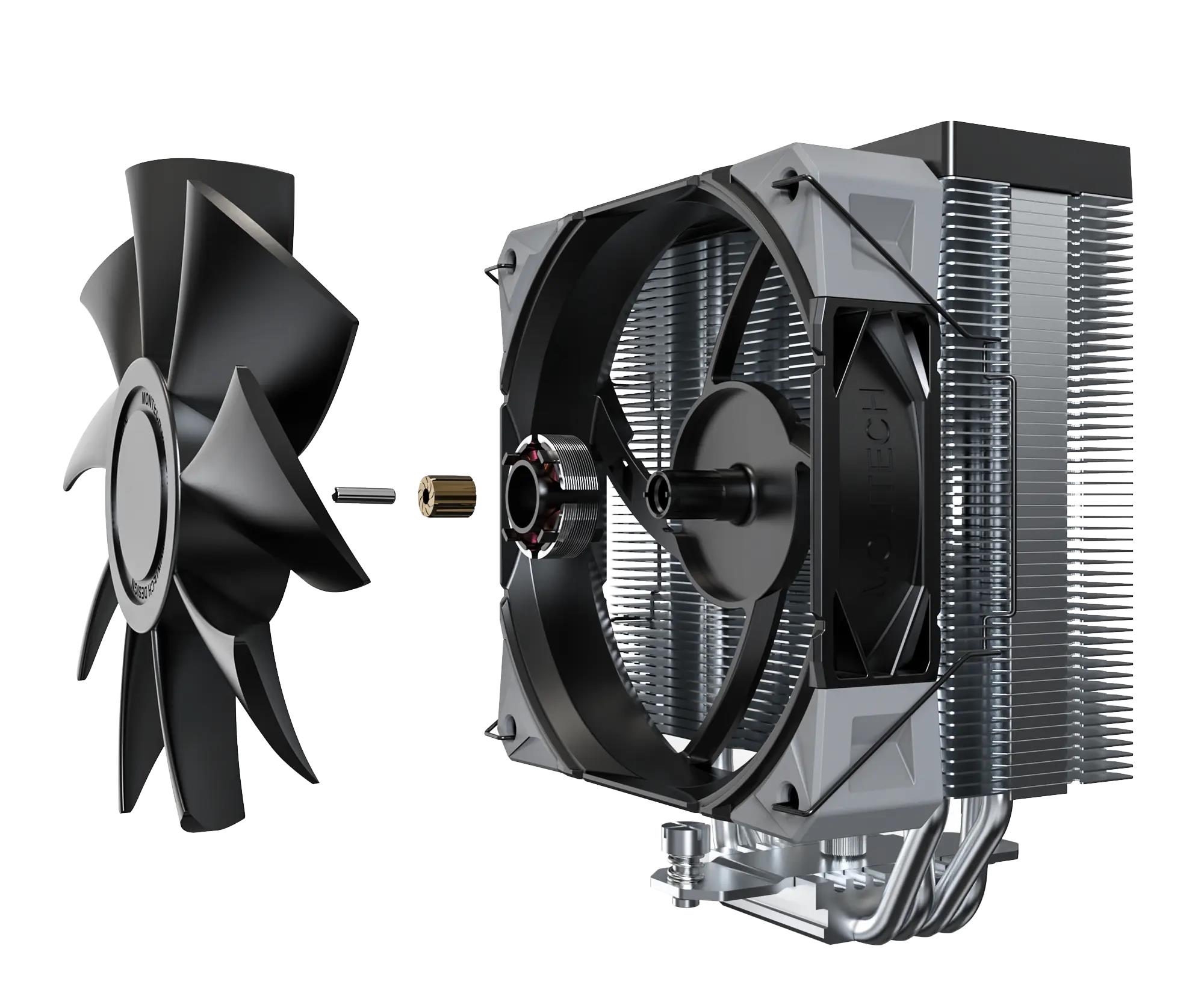 Система охолодження для комп’ютерного процесора MULTI SOCKET BLACK NX400 (B) MONTECH на малюнкі №8