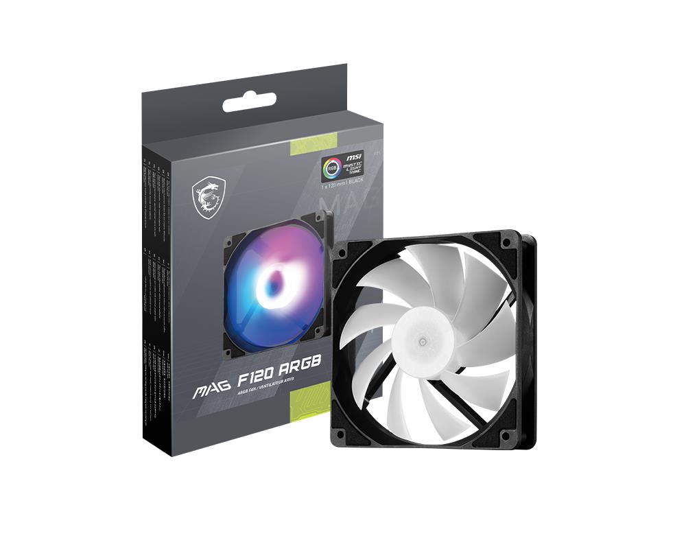 Корпусний вентилятор 120MM MAG F120 ARGB-1B MSI на малюнкі №3