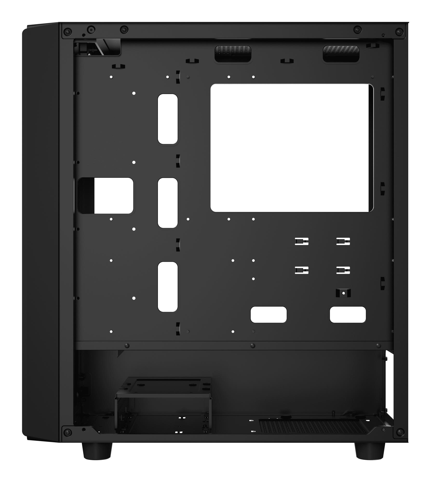 Корпус для компютера ATX W/O PSU GAMMA C70 BK (GAMMA-C70-BKG000XX-GL) OCYPUS на малюнкі №7