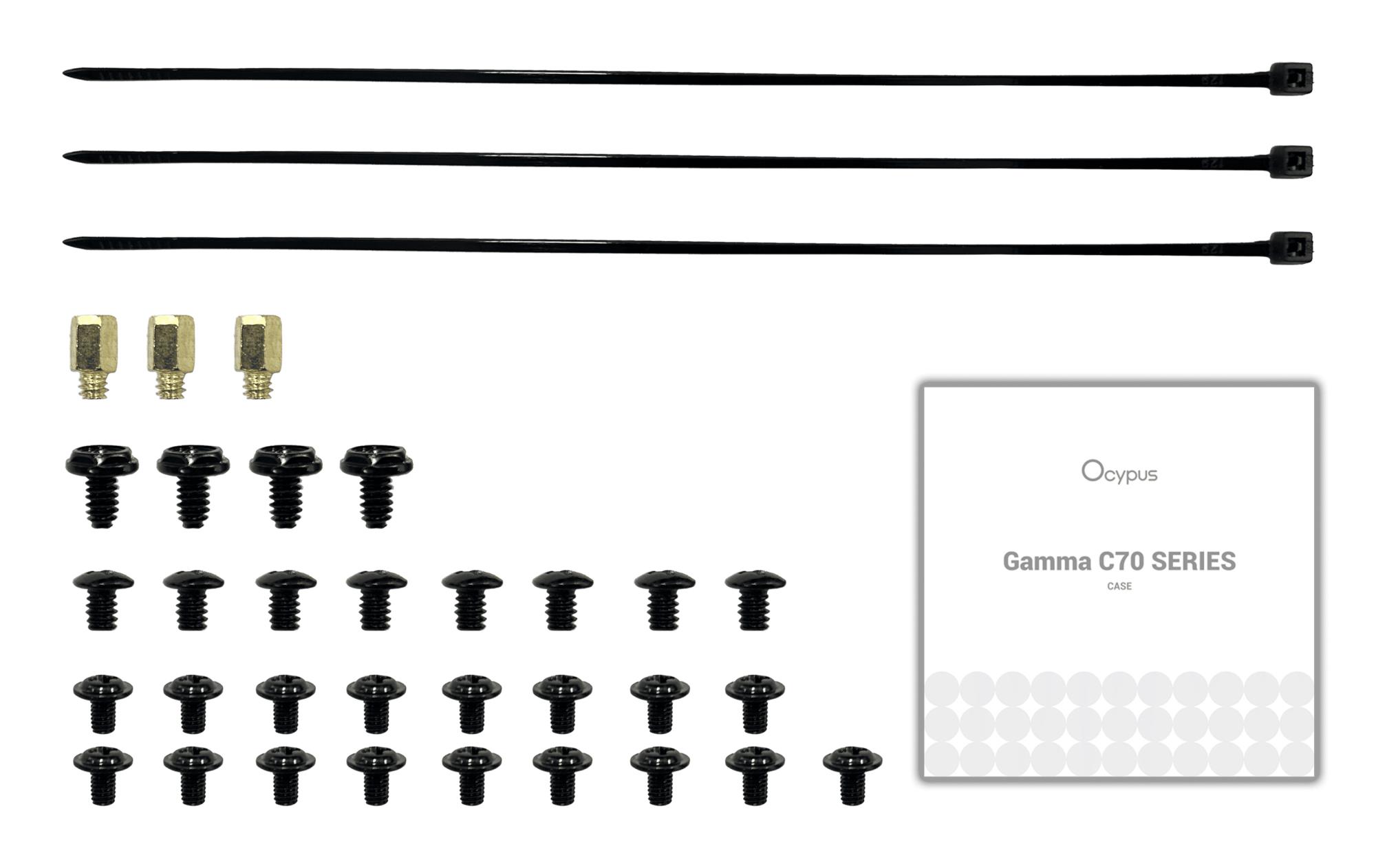 Корпус для компютера ATX W/O PSU GAMMA C70 BK (GAMMA-C70-BKG000XX-GL) OCYPUS на малюнкі №10