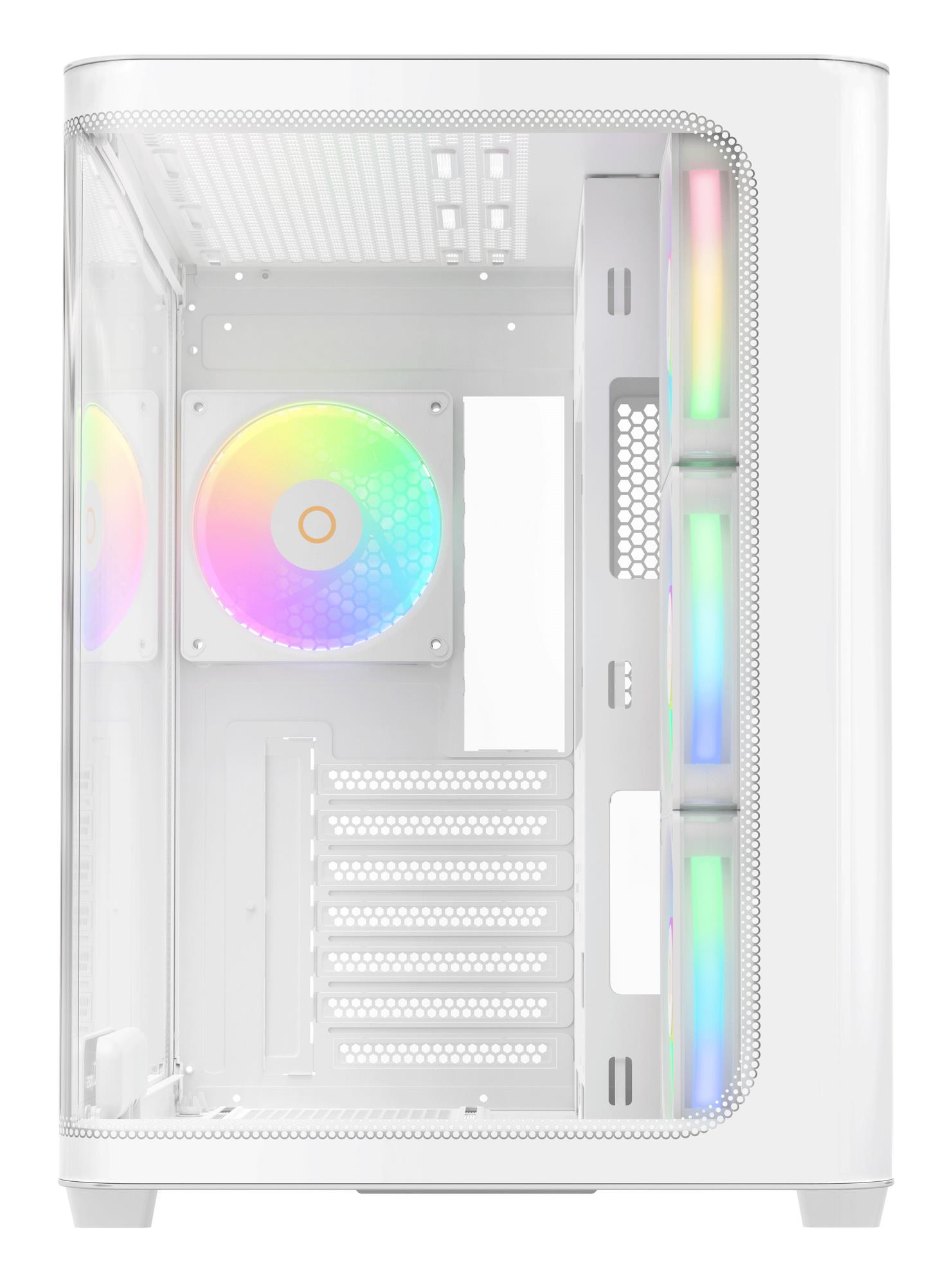 Корпус для компютера IOTA C70 WH CURVE ARGB DIGITAL (IOTA-C70-WHD400CD-GL) OCYPUS на малюнкі №1