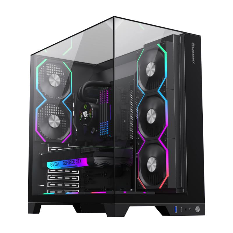 Корпус для компютера ATX W/O PSU INFINITY PRO BK GAMEMAX на малюнкі №1