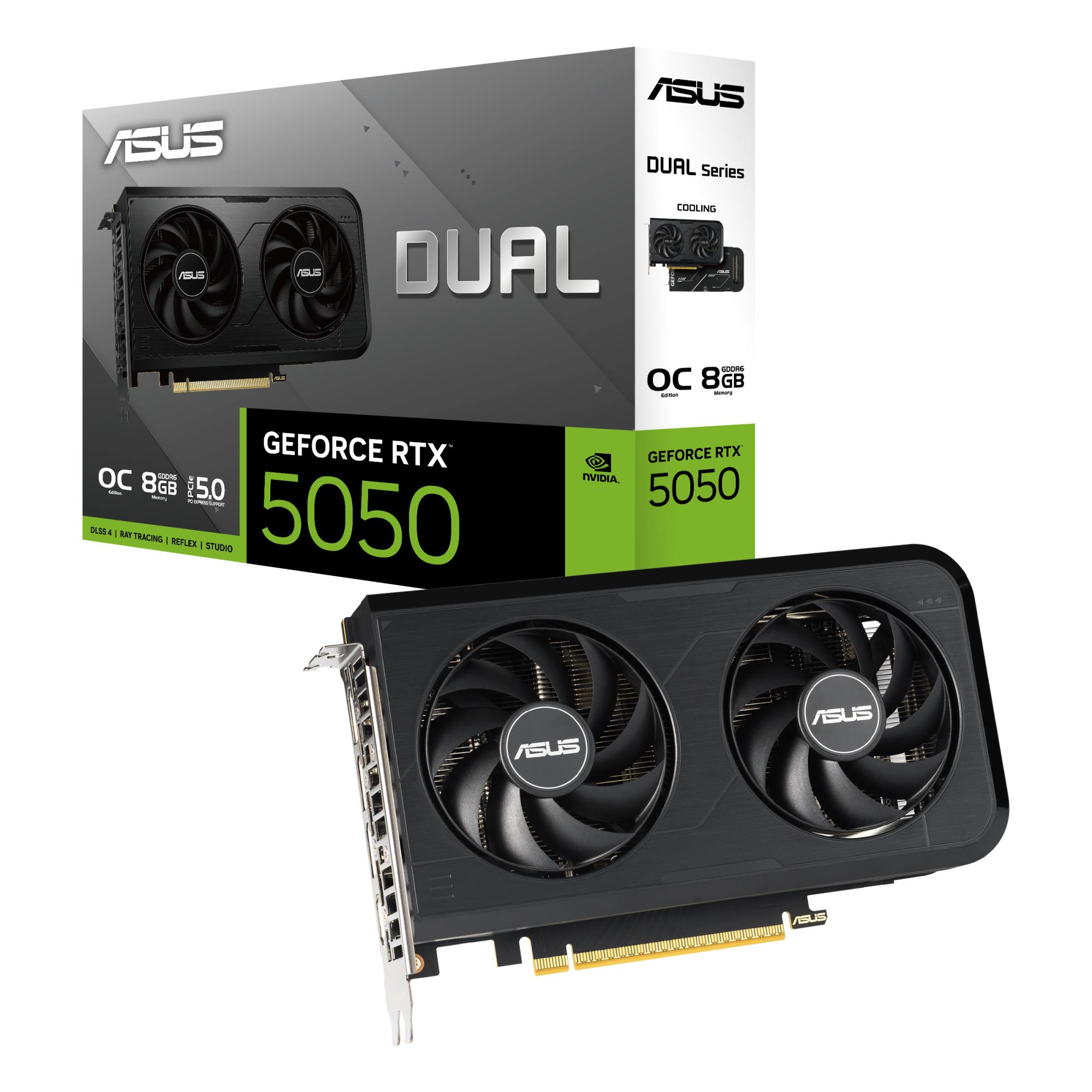 ASUS NVIDIA Ge Force RTX 5050 8 GB GDDR6 128 bit PCIE 5.0 16...