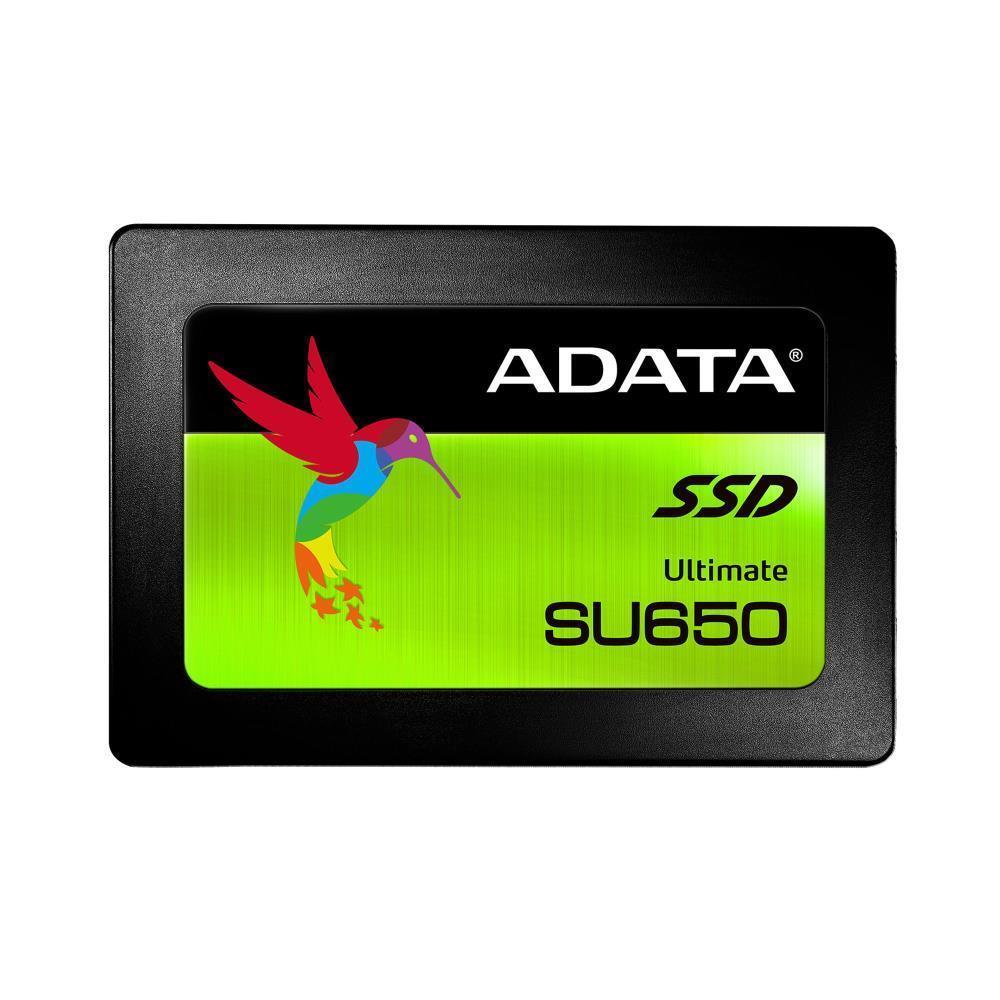 SSD | ADATA | SU650 | 480GB | SATA 3.0 | Write speed 450 MBytes/sec | Read speed 520 MBytes/sec | 2,5