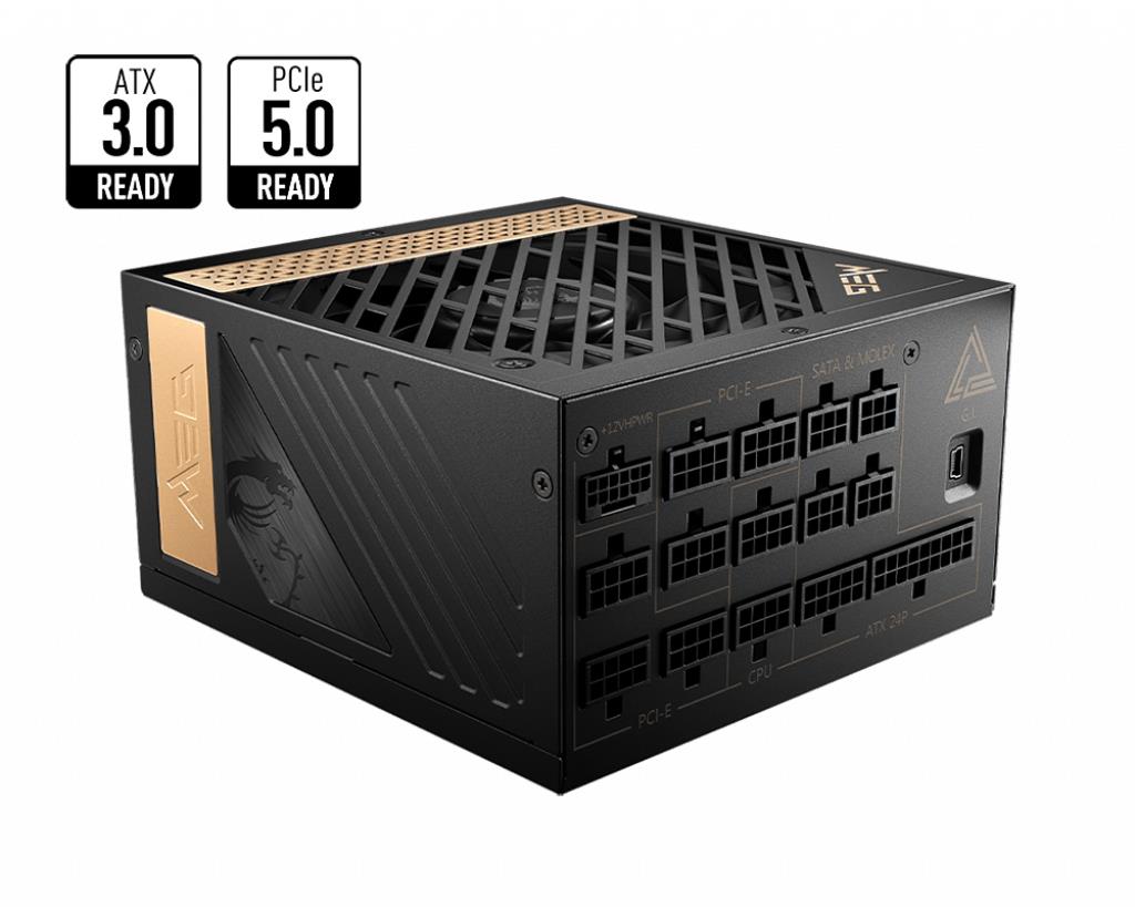 Блок живлення ATX 1300W MEG AI1300P PCIE5 MSI на малюнкі №1