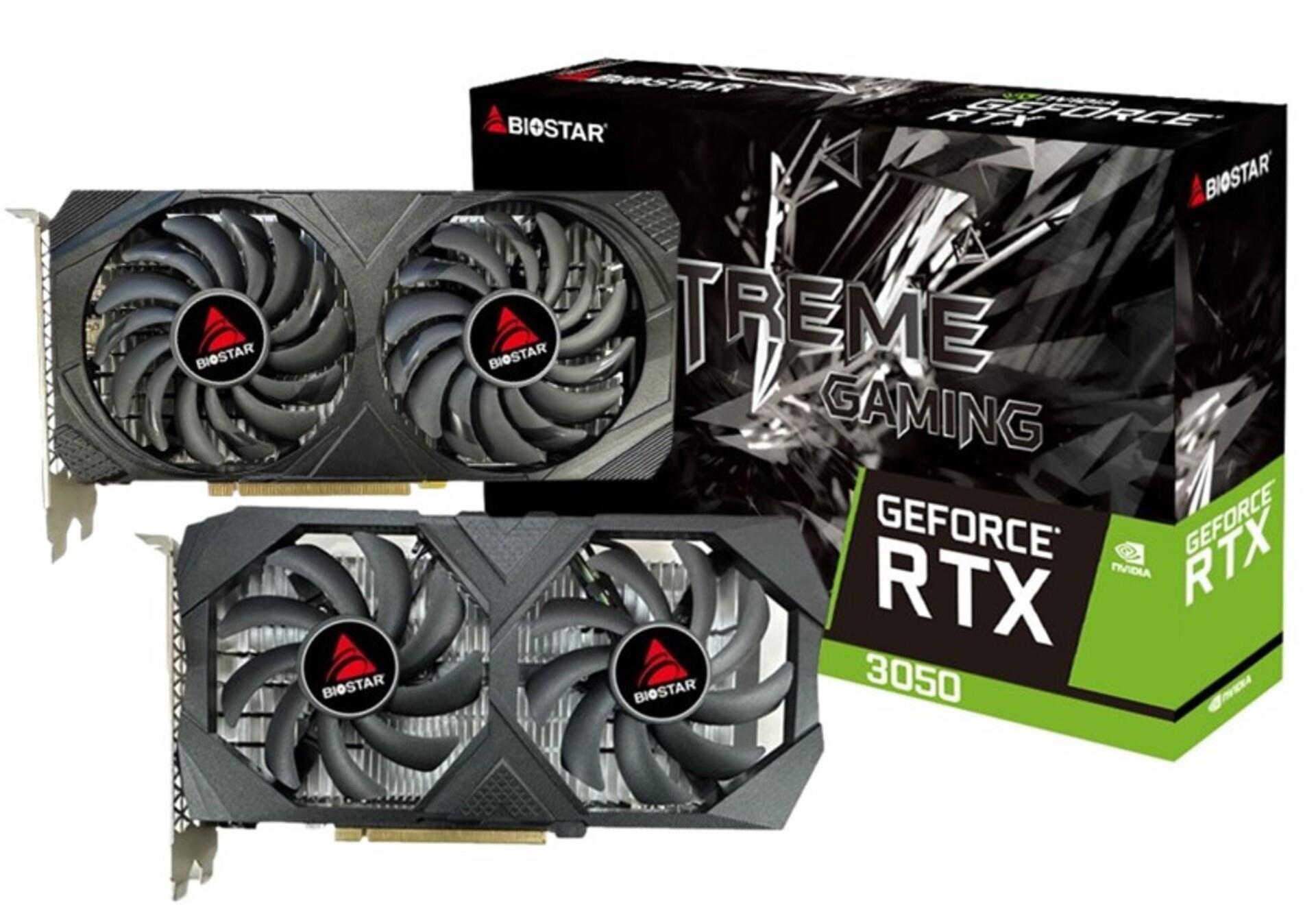 BIOSTAR NVIDIA Ge Force RTX 3050 6 GB GDDR6 PCIE 4.0 16x GPU...