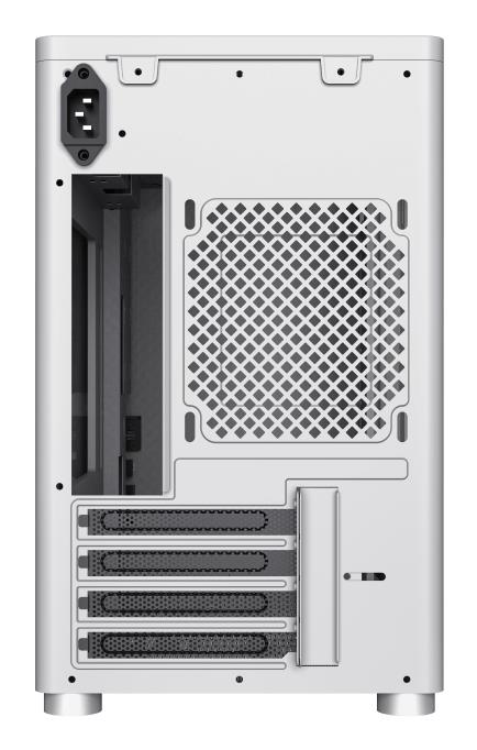 Корпус для компютера ATX W/O PSU SPARK FULL WHITE GAMEMAX на малюнкі №9