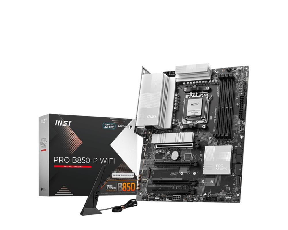 Mainboard|MSI|AMD B850|SAM5|ATX|Memory DDR5|Memory slots 4|PROB850-PWIFI
