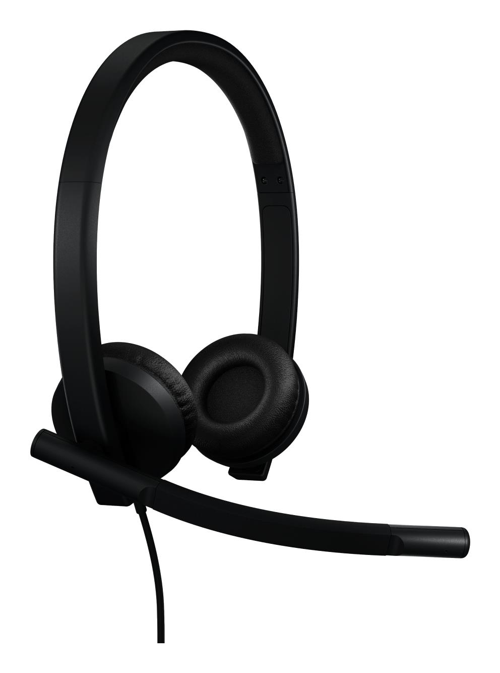 Гарнітура з вбудованим мікрофоном LOGITECH H570e Corded Stereo USB Headset (Teams version) - BLACK - EMEA28-935 - USB-A на малюнкі №3