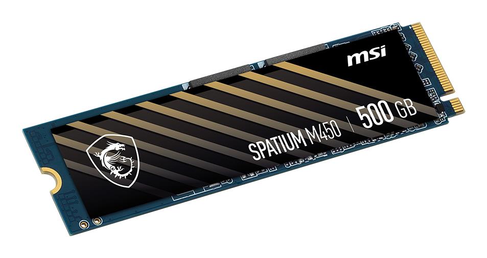 Твердотільний запам’ятовувальний пристрій накопичувач (SSD) G4 M.2 NVME 500GB SPAT. M450 S78-440K380-P83 MSI на малюнкі №1