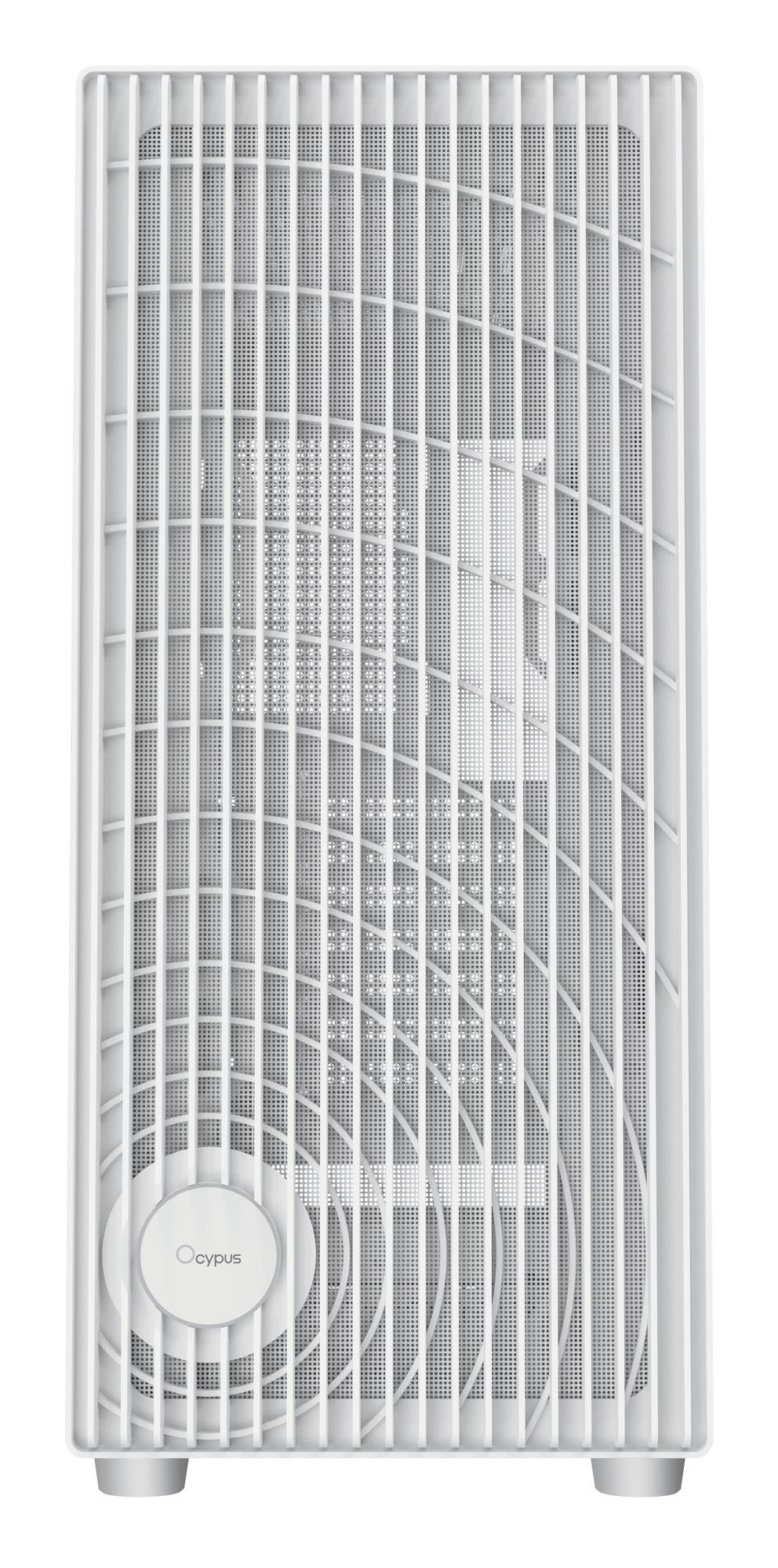 Корпус для компютера ATX W/O PSU GAMMA C70 WH (GAMMA-C70-WHG000XX-GL) OCYPUS на малюнкі №2