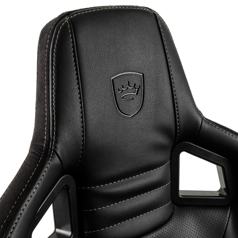 Ігрове крісло Noblechairs EPIC штучна шкіра, чорний/золотий на малюнкі №16