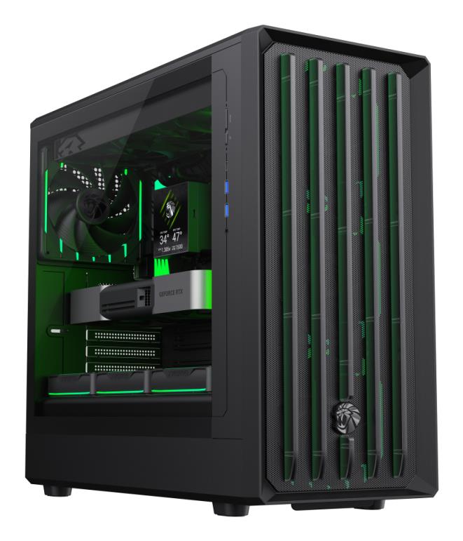 Корпус для компютера ATX W/O PSU CLAW 460 BK GAMEMAX на малюнкі №3