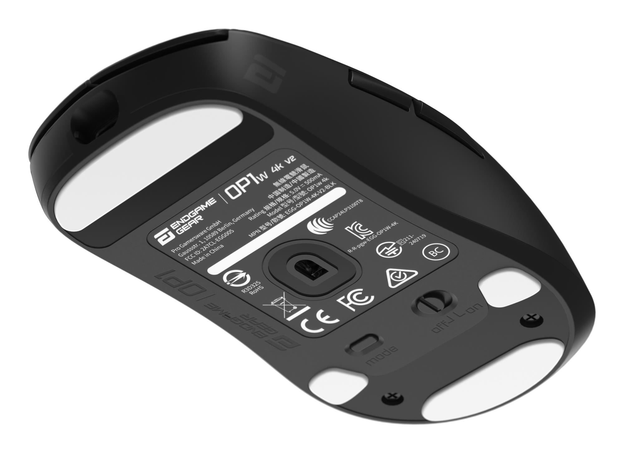 Миша ігрова бездротова Endgame Gear OP1w 4k v2, чорний на малюнкі №12