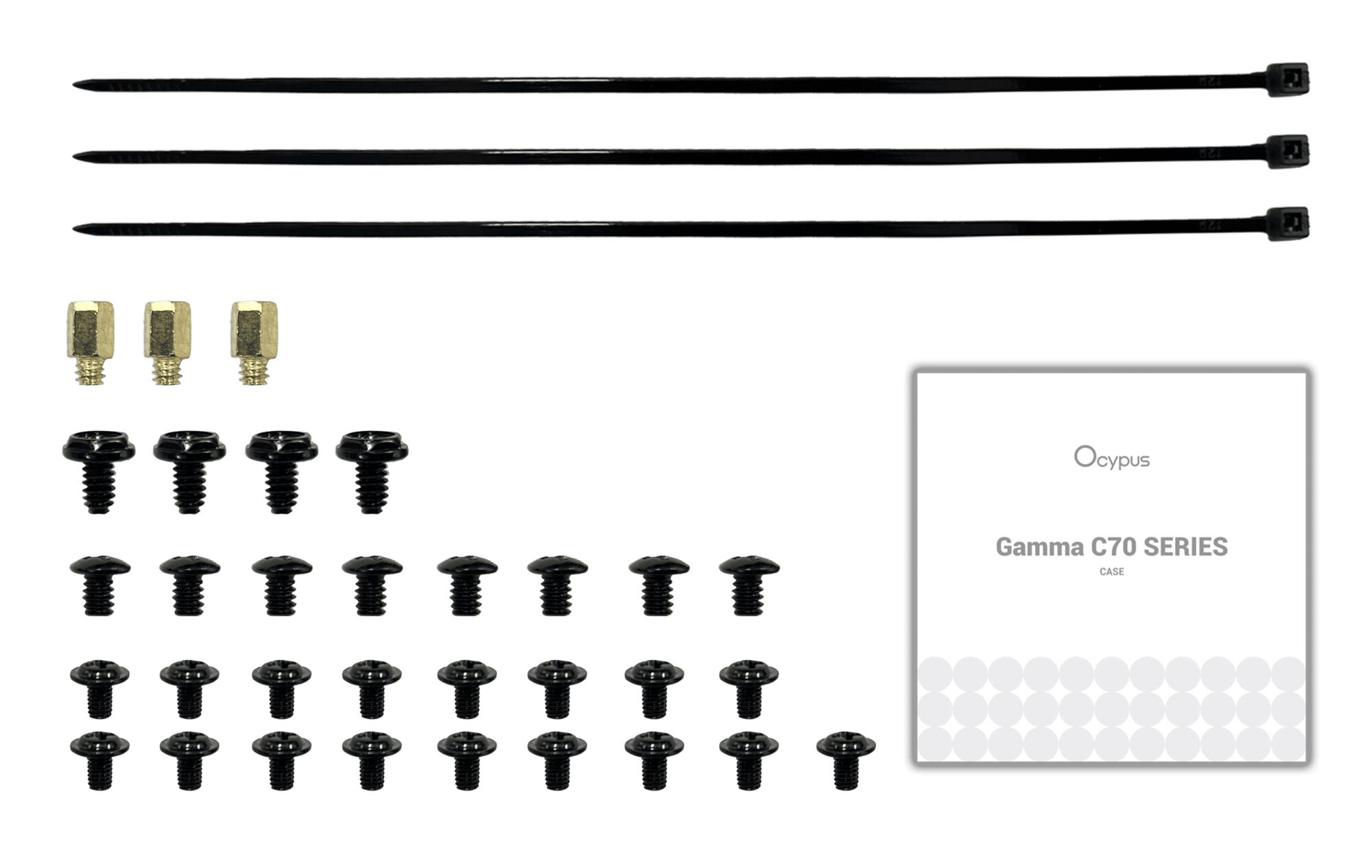 Корпус для компютера ATX W/O PSU GAMMA C70 BK ARGB (GAMMA-C70-BKG400XX-GL) OCYPUS на малюнкі №10