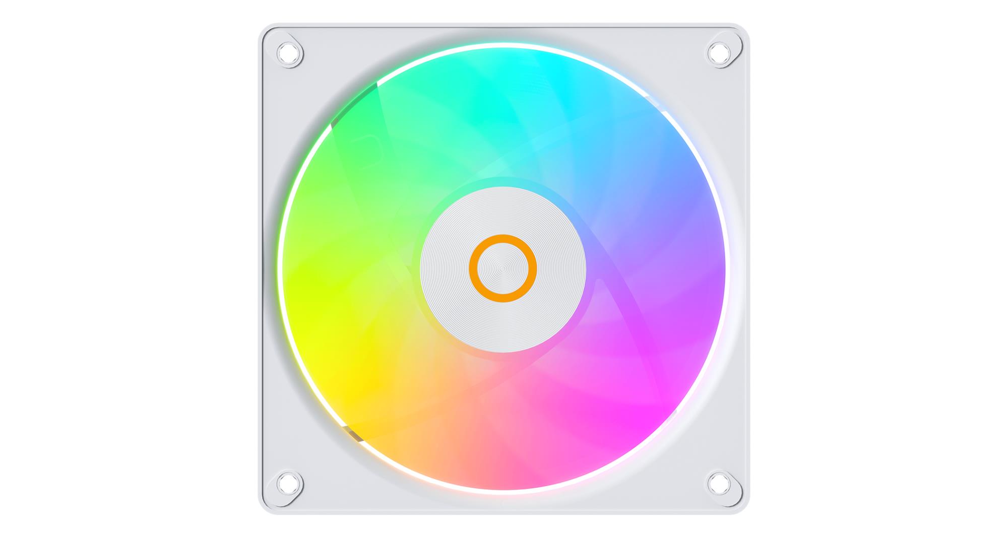 Корпусний вентилятор 120MM GAMMA F12 ELITE WH ARGB (GAMMA-F12-WH1AM00E-GL) OCYPUS на малюнкі №2