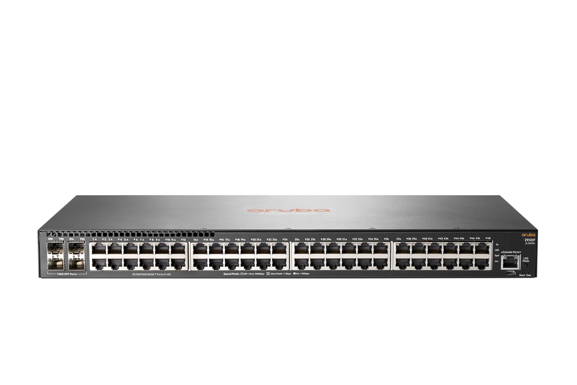 Net Switch 48PORT 4SFP/2930F JL260A Aruba By HPE