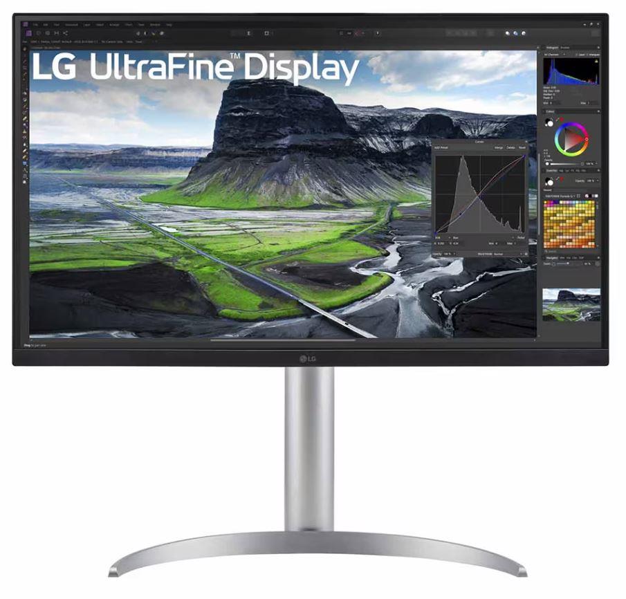 LCD Monitor|LG|27"|Panel IPS|3840x2160|16:9|60Hz|5 ms|Speakers|Pivot|Height adjustable|Tilt|27UQ850-W
