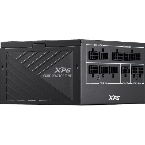 Power Supply ADATA XPG CORE REACTOR II VE 850 Watts Efficiency 80 PLUS GOLD COREREACTORIIVE850G-BKCEU