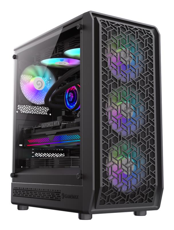 Корпус для компютера MATX W/O PSU FORGE MB GAMEMAX на малюнкі №1